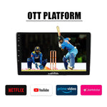 Audio Wheels Volkswagen Polo 9 Inch 1280P IPS Android 232 Car Display with Gorilla Glass - Double Din Car Stereo, Android 13,+ AHD Camera & Dashboard Frame (Volkswagen Polo)