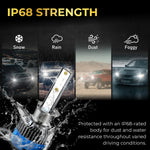 Audio Wheels H1 60W Car Led Headlight Bulbs, 16,000 Lumens Super Bright LED Headlight Conversion Kit for Cars 6000K Cool White Quick Installation Halogen Replacement, (H1-60W)