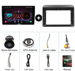 Audio Wheels Maruti Ertiga 2010+: 9-Inch 1280P IPS Android 2/32 Car Display with Gorilla Glass - Double Din Car Stereo, Android 13,+ AHD Camera & Dashboard Frame (Maruti Ertiga 2010+)