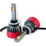 Audio Wheels H4-110W Car Led Headlight Bulbs, 16,000 Lumens Super Bright LED Headlight Conversion Kit for Cars 6000K Cool White Quick Installation Halogen Replacement, Pack of 2