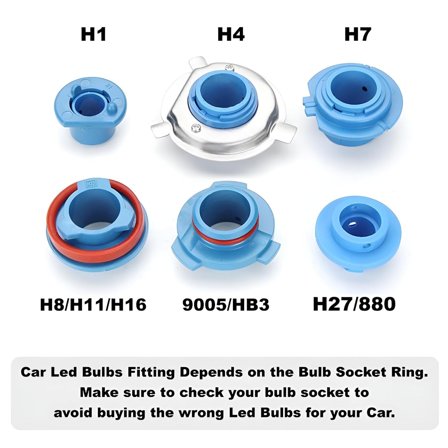 Audio Wheels H4-110W Car Led Headlight Bulbs, 16,000 Lumens Super Bright LED Headlight Conversion Kit for Cars 6000K Cool White Quick Installation Halogen Replacement, Pack of 2