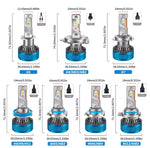 Audio Wheels H4/19 100W Car LED Headlight Conversion Kit – 20,000 Lumens Super Bright 6000K Cool White, Quick Installation Halogen Replacement, Pack of 2