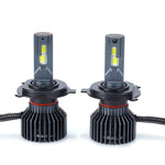 Audio Wheels H4 Car LED Headlight Bulbs, 110W 16,000 Lumens Super Bright LED Headlight Conversion Kit For Cars 6000K Cool White Quick Installation Halogen Replacement, Set Of 2