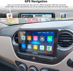 Audio Wheels MediaTek Android Car Stereo HD IPS 10 Inch Display with 2GB/32GB RAM & ROM Touch Screen Radio/BT/GPS Navigation Support WiFi Connection Car Multimedia Audio and Video Player