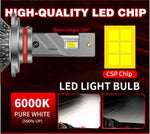 Audio Wheels 9005-110W Car Led Headlight Bulbs,16,000 Lumens Super Bright LED Headlight Conversion Kit for Cars 6000K Cool White Quick Installation Halogen Replacement, Pack of 2