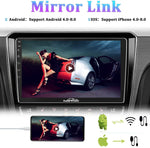 Audio Wheels Wireless CarPlay & Stereo Auto 9 Inch 1280P Car Android Display with Gorilla Glass | Android 13 | TS-9 Processor | 2GB & 32GB +Frame+HD Camera Included (Hyundai i10 Grand)
