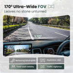 Audio Wheels 12.0MP Full HD WiFi DVR Dashcam + 5V 0.4A Power, 1080p Video, 30 FPS, High-Sensitivity Low-Light Sensor, MIC Support, 128GB TF Card Storage, USB Connectivity,Android Compatibility.