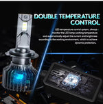 Audio Wheels 9005 LED Headlight Bulbs – 160W High-Performance Lighting, 16,000 Lumens Brightness, 6000K Cool White Glow for Maximum Visibility and Quick Installation.