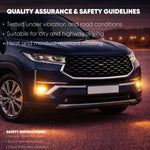 Audio Wheels 1.8 Fog Lamp Mounting CoverBracket Kit - Car & Vehicle Fog Brackets  Direct Replacement Set  Compatible with TOYOTA INNOVA HYCROSS