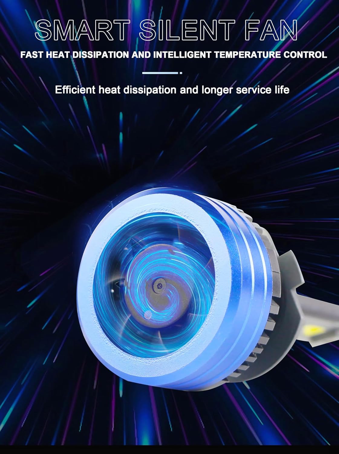 Audio Wheels H8/H11-250W LED Headlight Bulbs – 30,000 Lumens Ultra-Bright, 6000K Cool White, IP68, Quick Pro Vision LED Conversion Kit – Easy Installation, 2-Year Warranty, 50000+ Hrs Lifespan