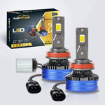 Audio Wheels H4-110W Car Led Headlight Bulbs, 16,000 Lumens Super Bright LED Headlight Conversion Kit for Cars 6000K Cool White Quick Installation Halogen Replacement, Pack of 2