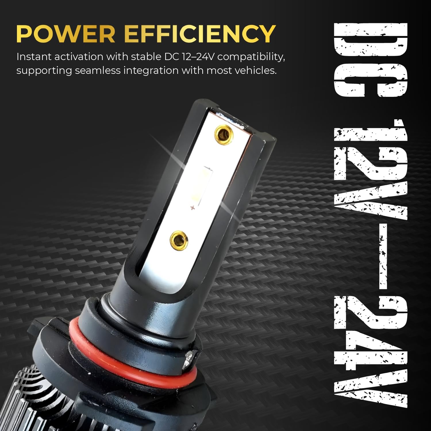 Audio Wheels 9005 [HB3] LED Headlight Bulb 60W 16000 Lumens Super Bright | 6000K Cool White | Quick Installation | Halogen Replacement Conversion Kit for Cars SUV | Plug & Play Headlamp Bulb (9005-60W)
