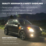 Audio Wheels 3 Fog Lamp Mounting CoverBracket Kit - Car & Vehicle Fog Brackets  Direct Replacement Set  Compatible with Maruti Suzuki SWIFT 2010