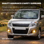 Audio Wheels 2 Inch Fog Lamp Mounting Cover / Bracket Kit - Car & Vehicle Fog Brackets | Direct Replacement Set | Compatible with Maruti Suzuki WagonR 2014