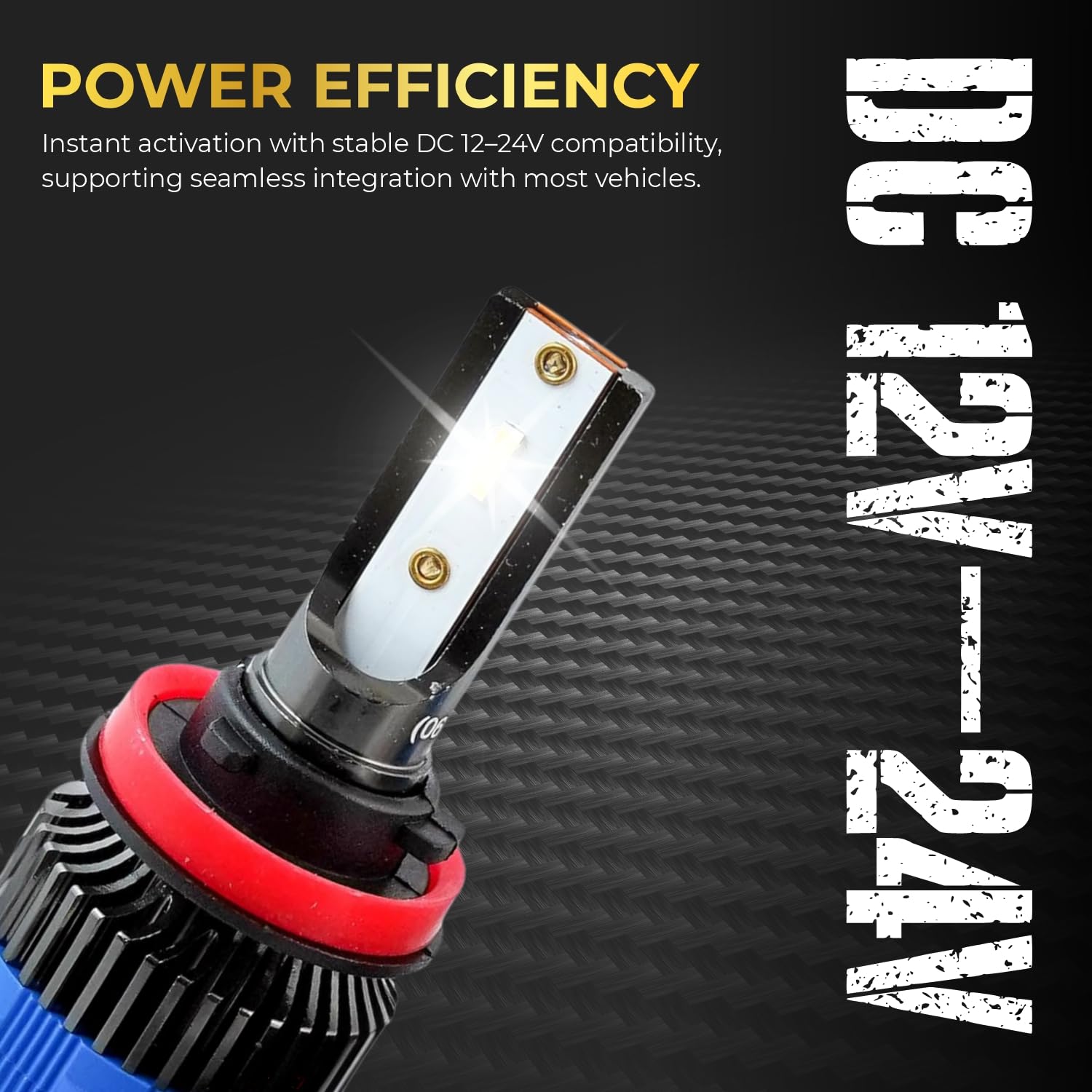 Audio Wheels H8/H11 60W Car Led Headlight Bulbs,16,000 Lumens Super Bright LED Headlight Conversion Kit for Cars 6000K Cool White Quick Installation Halogen Replacement, (H8/11-60W)