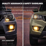 Audio Wheels 3 inch Fog Lamp Mounting CoverBracket Kit - Car & Vehicle Fog Brackets  Direct Replacement Set  Compatible with Mahindra BOLERO NEO & SCORPIO