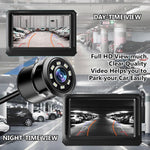 Audio Wheels Dynamic Path Guide Line with 150°Perfect View Angle Design Waterproof Universal 8 LED Lights Always Bright Night Lamp Rear View Car Reverse Camera