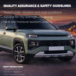 Audio Wheels 2 Inch Fog Lamp Mounting Cover/Bracket Kit - Car & Vehicle Fog Brackets | Direct Replacement Set | Compatible with Hyundai Exter 2024