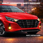 Audio Wheels 3 Inch Fog Lamp Mounting Cover / Bracket Kit - Car & Vehicle Fog Brackets | Direct Replacement Set | Compatible with Hyundai i20 (2020)