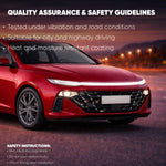 Audio Wheels 2 Inch Fog Lamp Mounting Cover / Bracket Kit - Car & Vehicle Fog Brackets | Direct Replacement Set | Compatible with Hyundai Verna 2023