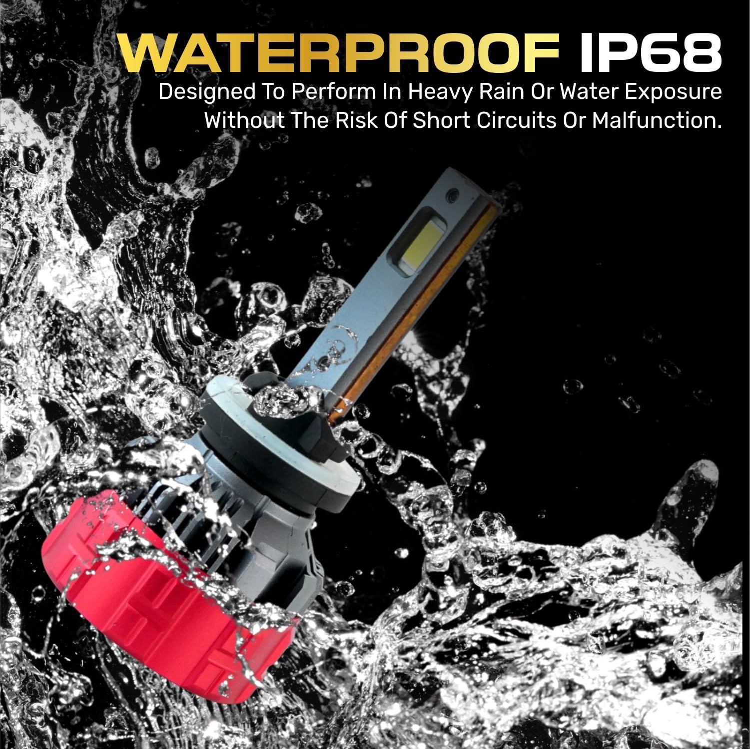 Audio Wheels H4-110W Car Led Headlight Bulbs, 16,000 Lumens Super Bright LED Headlight Conversion Kit for Cars 6000K Cool White Quick Installation Halogen Replacement, Pack of 2