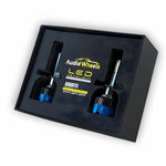 Audio Wheels H1 60W Car Led Headlight Bulbs, 16,000 Lumens Super Bright LED Headlight Conversion Kit for Cars 6000K Cool White Quick Installation Halogen Replacement, (H1-60W)