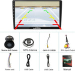 Audio Wheels Swift Dzire 2024 9-inch 1280P IPS Auto Android Car Display with Gorilla Glass | Double Din Car Stereo | Android 13 | 2GB/32GB Multimedia Player + AHD Camera, Dashboard Frame & Socket