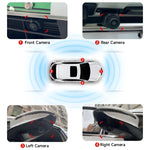 Audio Wheels 9 Inch Car Android/ iOS Multimedia Player with 360° Panoramic Camera | Touch Screen Full HD | 2GB+32GB | Quad Core Cortex-A53 | 1.3 Ghz | Wireless Carplay & Android Auto | Bluetooth, WiFi | Compatible with All Cars | 1 Year Warranty
