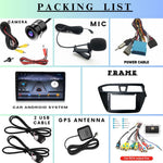 Audio Wheels Wireless CarPlay & Stereo Auto 9inch 1280P Car Android Display with Gorilla Glass  Android 13  TS-9 Processor  2GB & 32GB +Frame+HD Camera Included (Hyundai Old I 20)