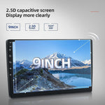 9-inch display with 2.5D capacitive screen on a gray background

