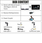 Audio Wheels Maruti WagonR-2016 9-Inch 1280P IPS Android 2/32 Car Display with Gorilla Glass - Double Din Car Stereo, Android 13,+ AHD Camera & Dashboard Frame (Maruti WagonR)