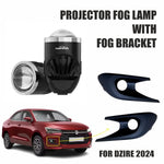 Car projector fog lamp with brackets on a white background, featuring Audi Wheels brand.

