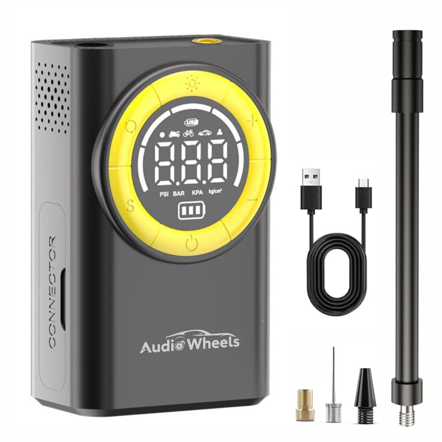 Digital Tyre Inflator for car and bike.