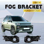 Audio Wheels 2 Inch Fog Lamp Mounting Cover/Bracket Kit - Car & Vehicle Fog Brackets | Direct Replacement Set | Compatible with Hyundai Exter 2024.
