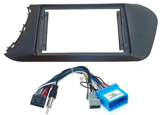 Audio Wheels Stereo Frame for 9 Inch Android Stereo with Power Cable Connector for New i20 2020