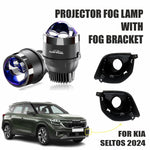 Projector fog lamp with fog bracket for Kia Seltos 2024
