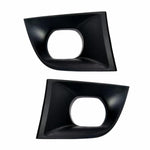 Two black car interior trim pieces 