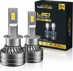 Audio Wheels LED Headlight Bulbs for Chevrolet Ford Renault Tata Toyota 6000K Cool White