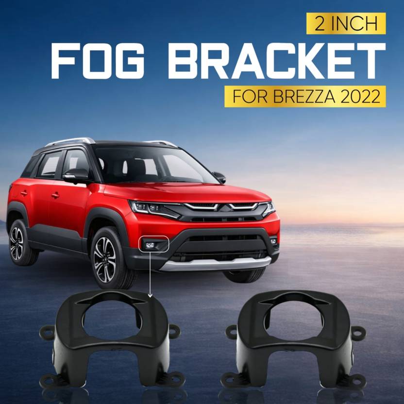 Audio Wheels Fog Lamp Frame for Maruti BRZ (Pack of 2)