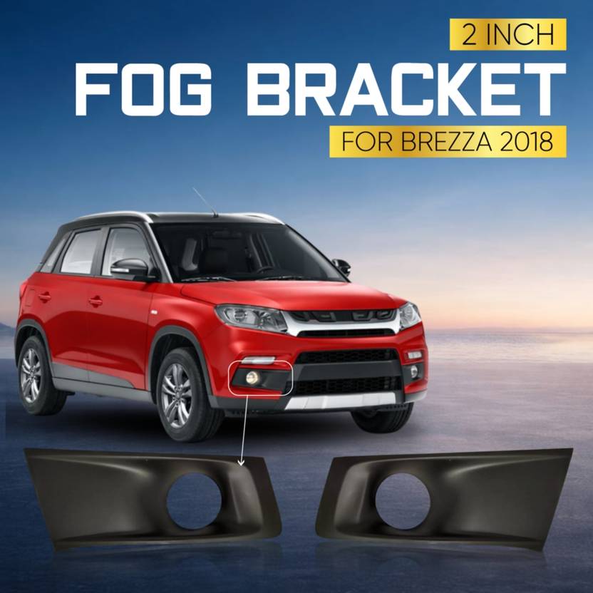 Audio Wheels Fog Lamp Frame for Maruti BRZ (Pack of 2)