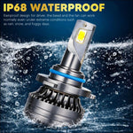 Audio Wheels LED Headlight for Ford, Honda, Hyundai, Toyota Endeavour, Civic, CR-V, Creta, i20, Corolla Altis, Fortuner